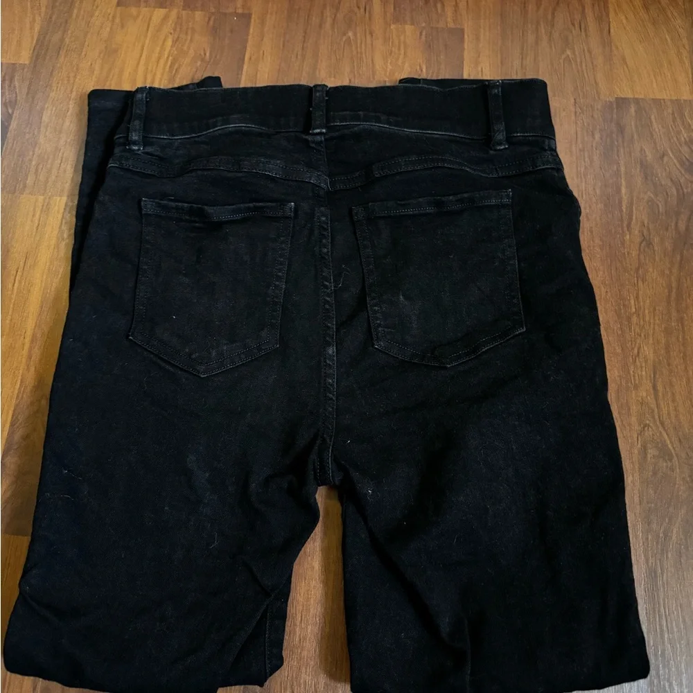 SPANX Women's Everywear  Black Ankle Skinny Jeans Sz Small